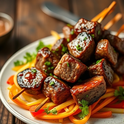 Air Fryer Beef Skewers Recipe