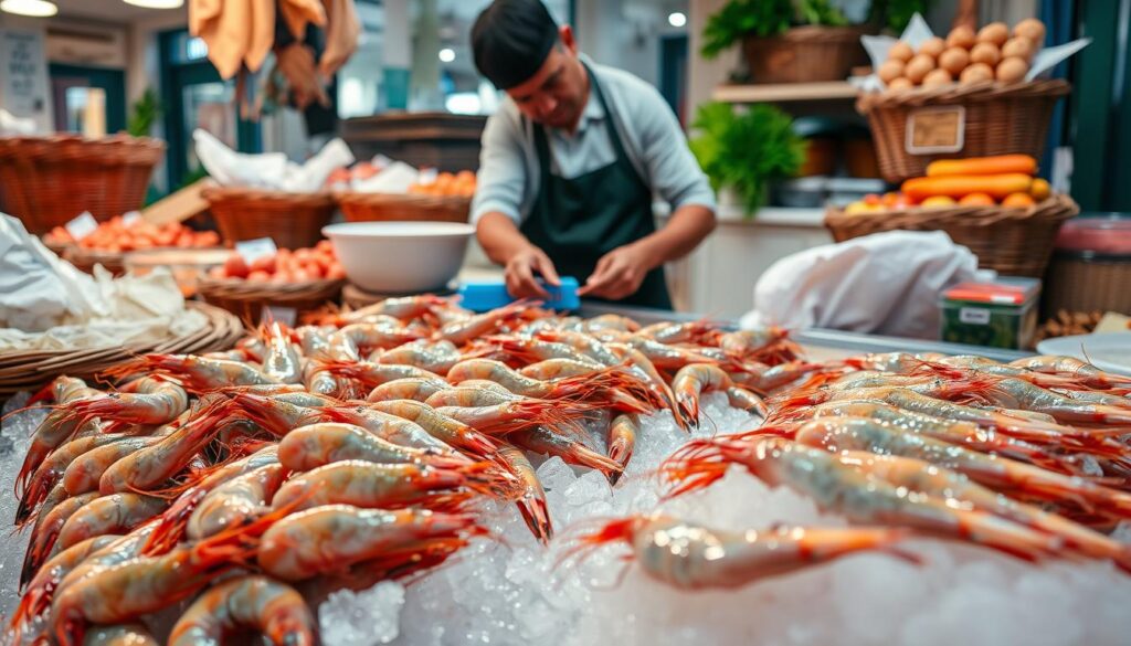 Selecting Fresh Shrimp