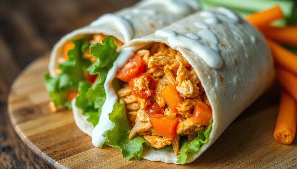 buffalo chicken wrap