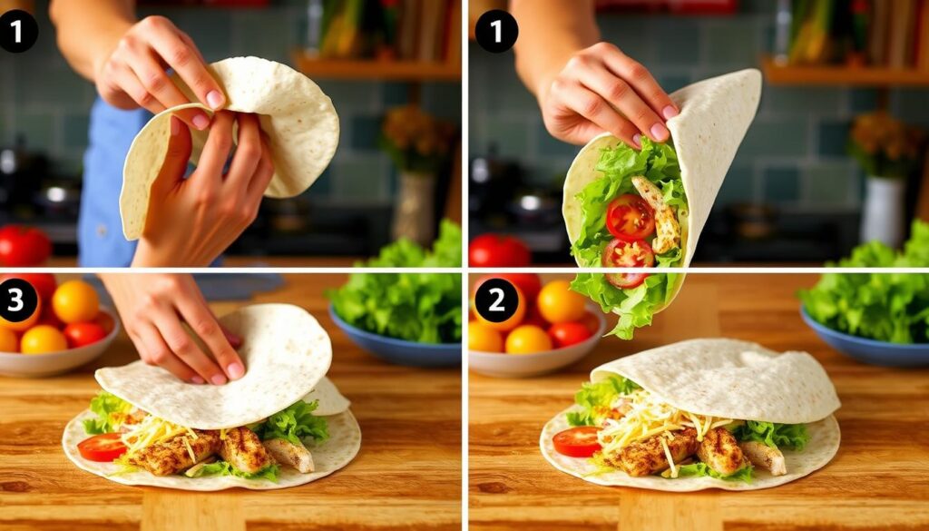 how to wrap a tortilla