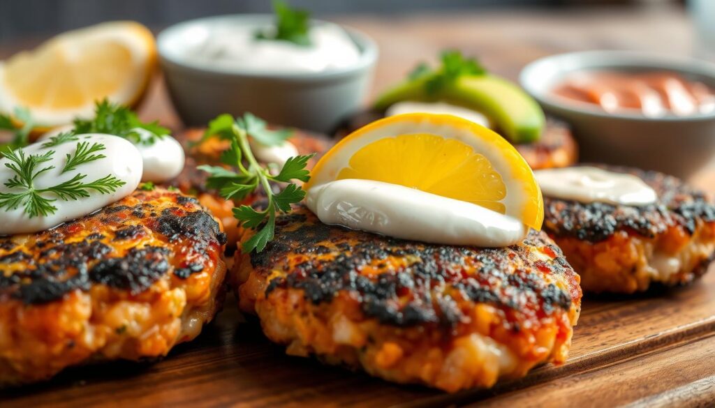 salmon cake toppings