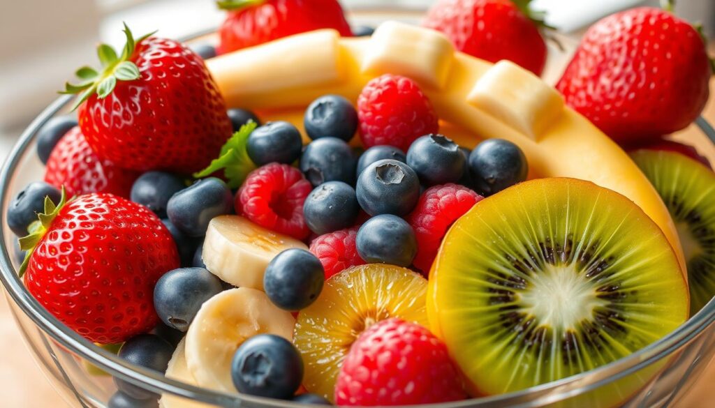 Assorted fresh fruits