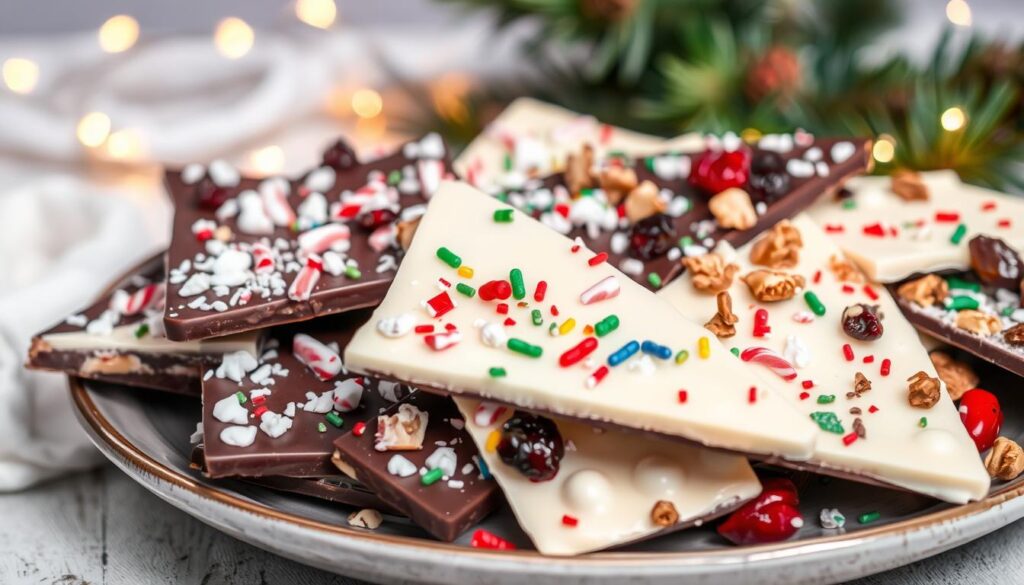 Christmas chocolate bark