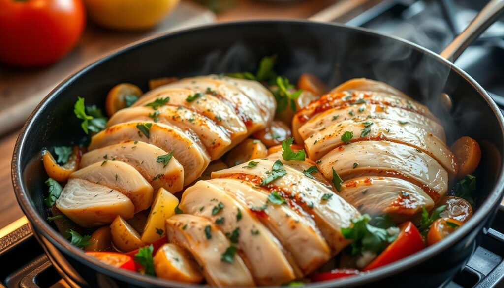 Juicy Thin Sliced Chicken Breast Cooking Techniques