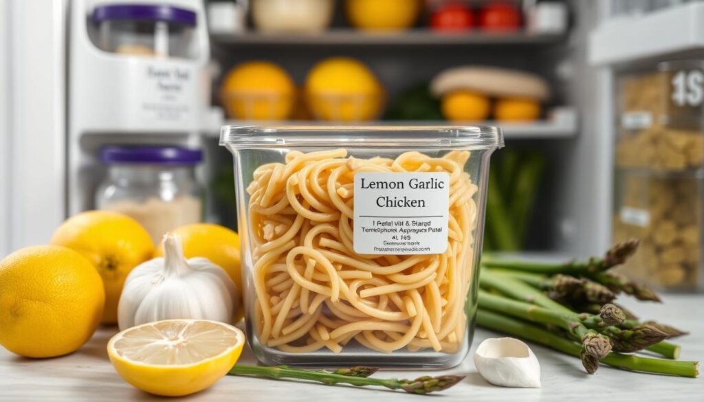 Lemon Garlic Chicken Pasta Storage Tips