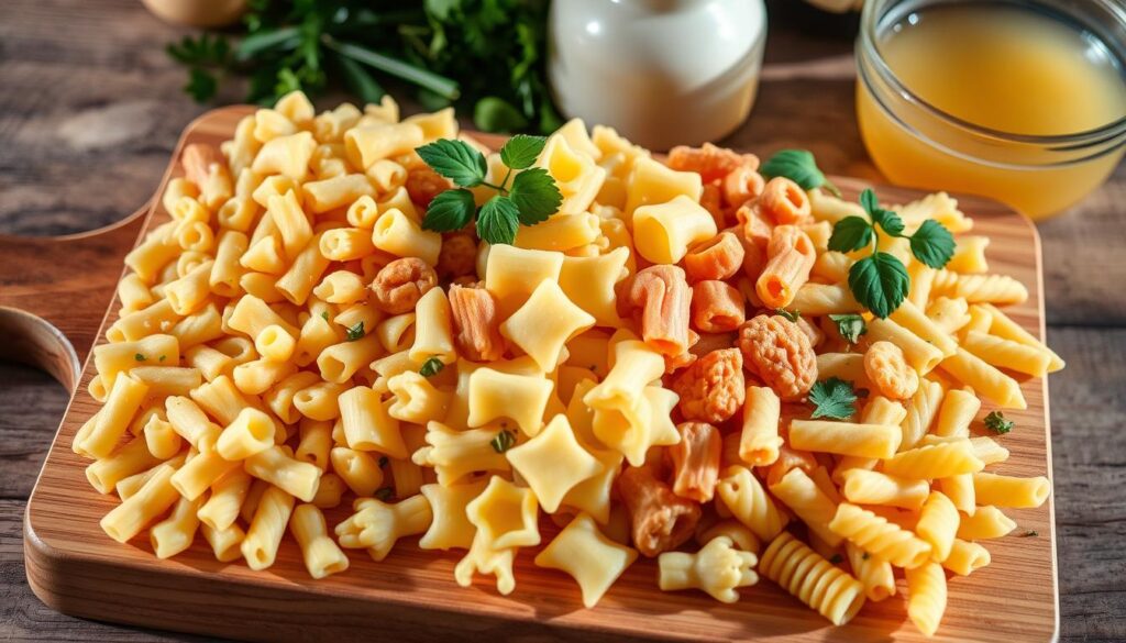 Pasta Shapes for Chicken Soup