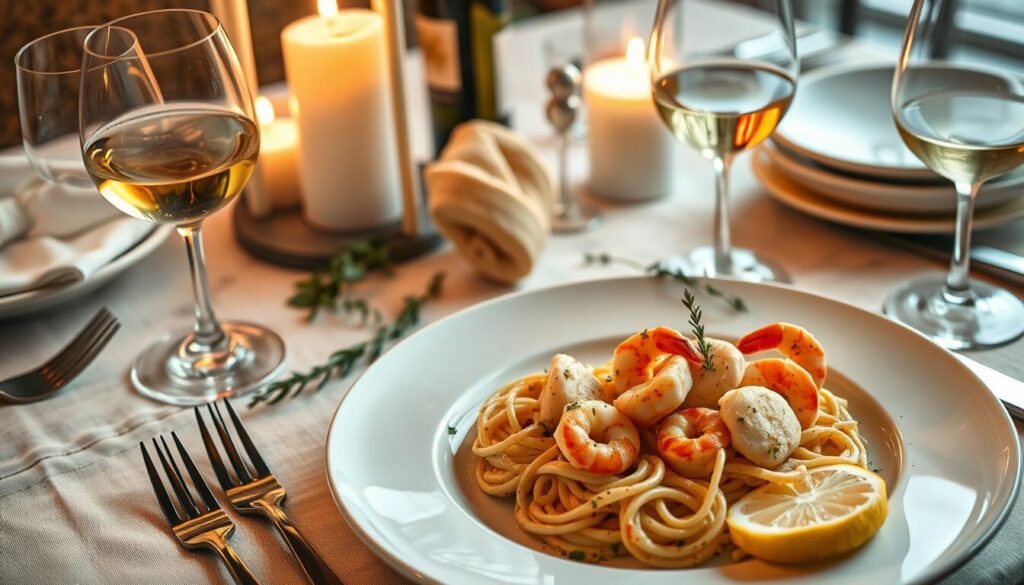 Wine Pairing for Chicken and Shrimp Carbonara