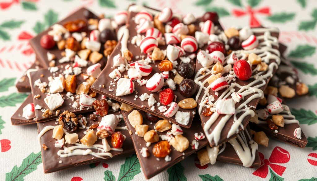 chocolate bark toppings