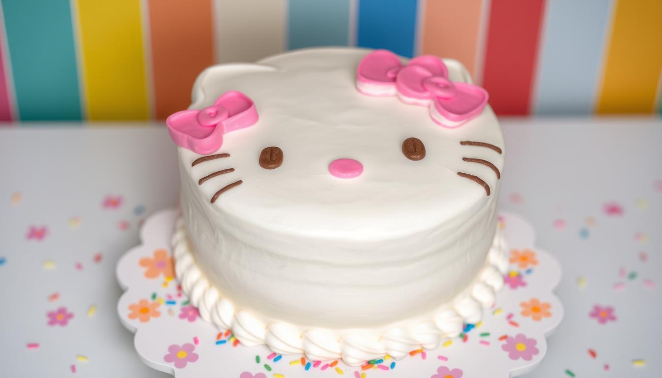 cute hello kitty cake recipe