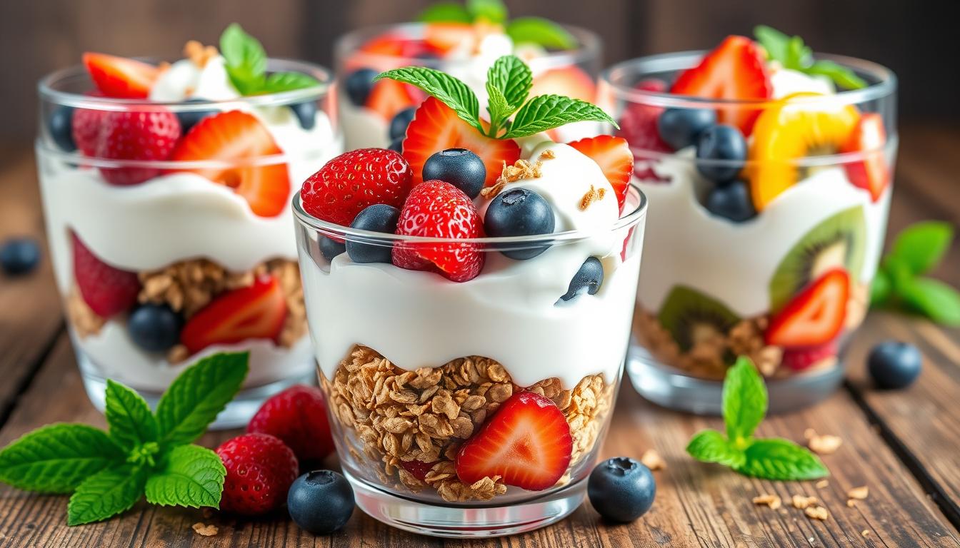 fresh fruit yogurt parfaits