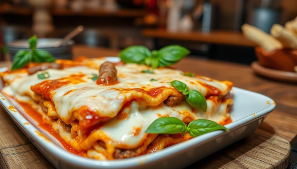 sausage lasagna casserole